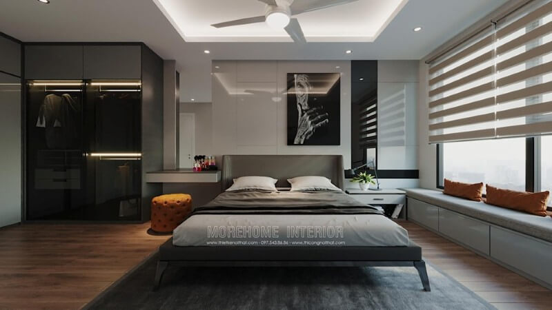Giường ngủ chung cư hiện đại Giường ngủ chung cư hiện đại