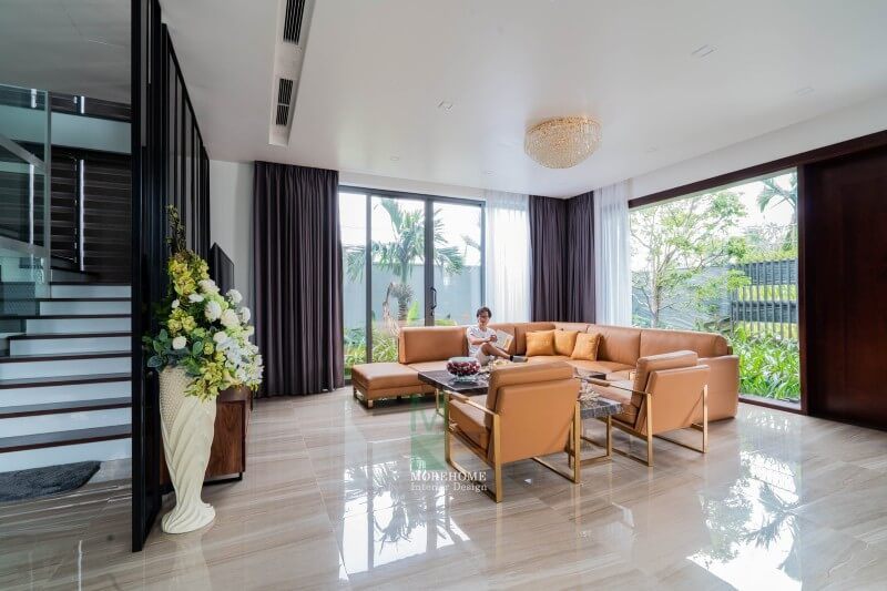 Morehome thi công hoàn thiện nội thất cho biệt thự cao cấp hiện đại tại Hà Tĩnh
