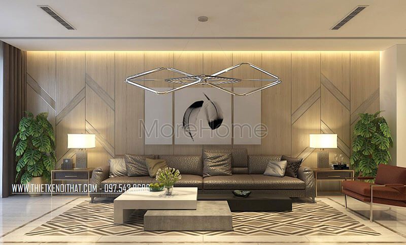 Mẫu sofa bọc da hiện đại cho phòng khách nhà phố chung cư, biệt thự