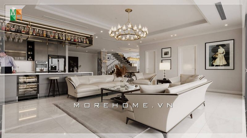 Giới thiệu mẫu thiết kế nội thất phòng khách đẹp, cao cấp cho chung cư, nhà phố, biệt thự.